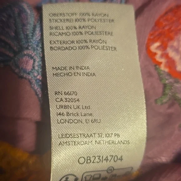 FREE PEOPLE Embroidered Dress, Size XS, S, Retail Price $637.00 USD - Picture 4 of 8